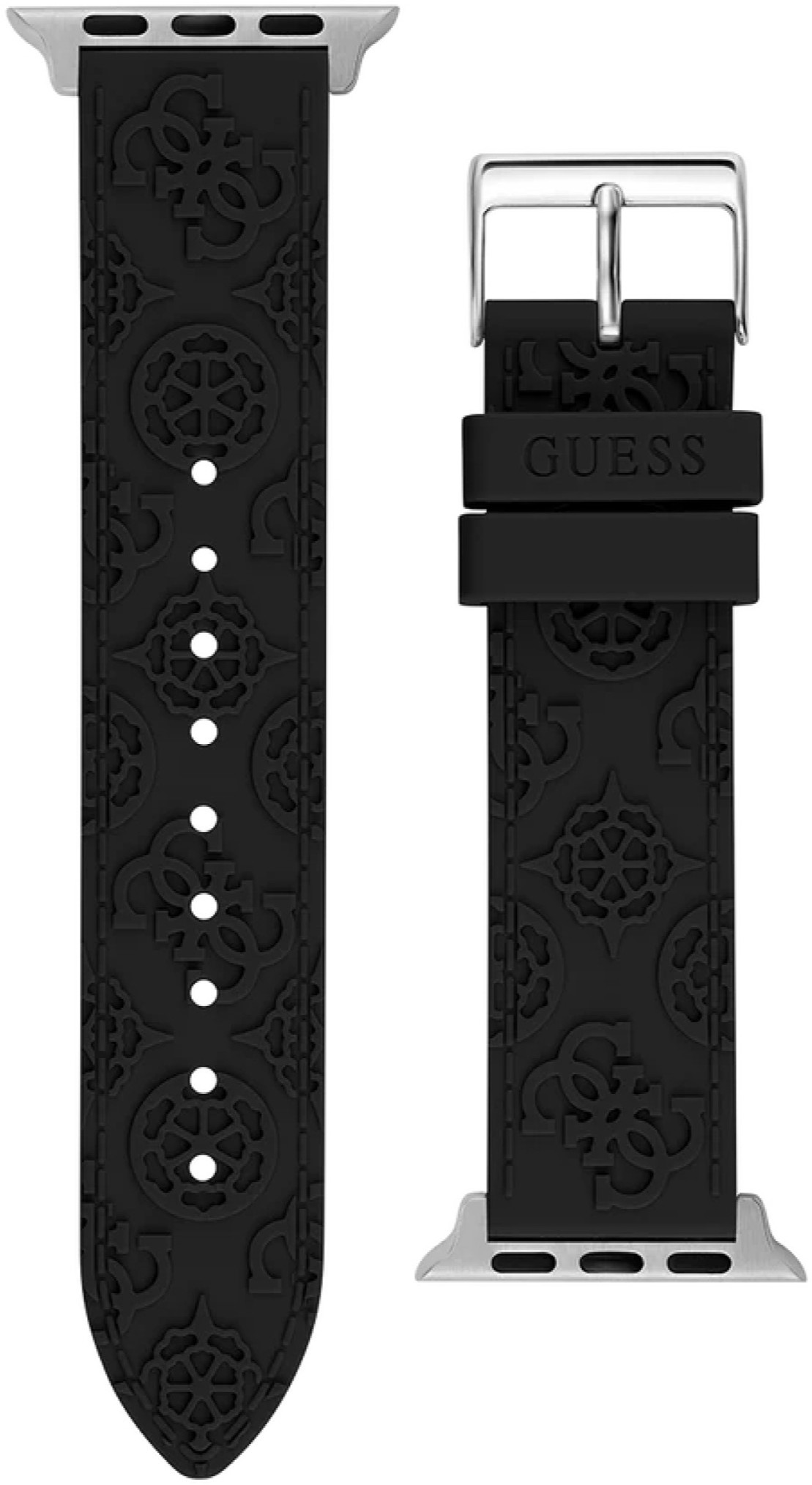 Guess Silikonový řemínek pro Apple Watch (38 - 41 mm) - Black CS2003S4