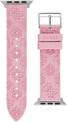 Guess Silikonový řemínek pro Apple Watch (38 - 41 mm) - Pink CS2003S3