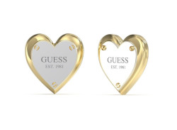 Guess Srdíčkové bicolor náušnice All You Need Is Love JUBE04209JWYGRHT/U