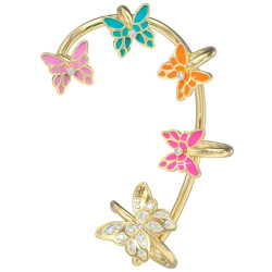 Guess Stylová pozlacená záušnice Chrysalis JUBE04092JWYGMCT/U