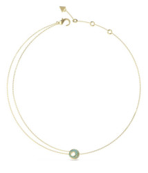 Guess Stylový pozlacený náhrdelník Blooming Summer JUBN05226JWYGAQT/U