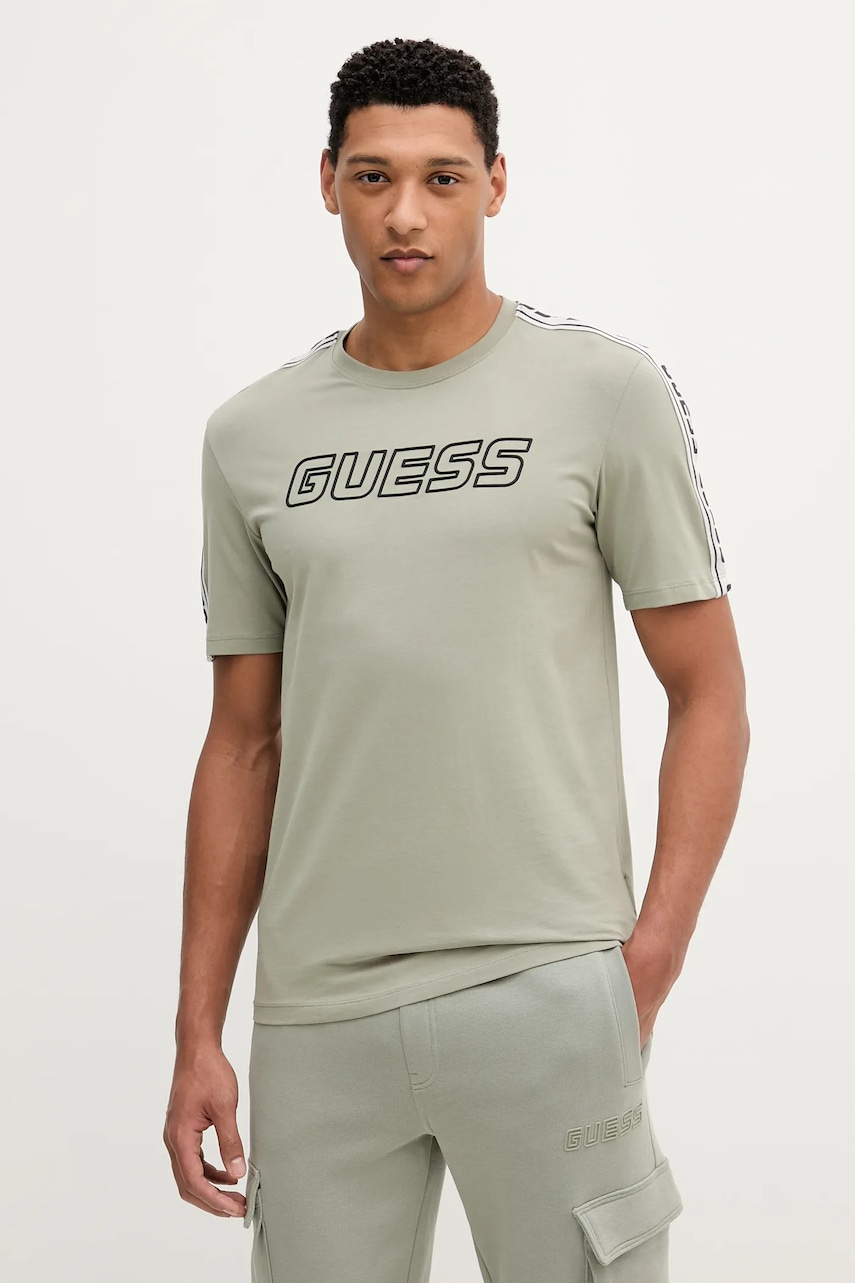 Guess  tričko pánské s bavlnou ARLO