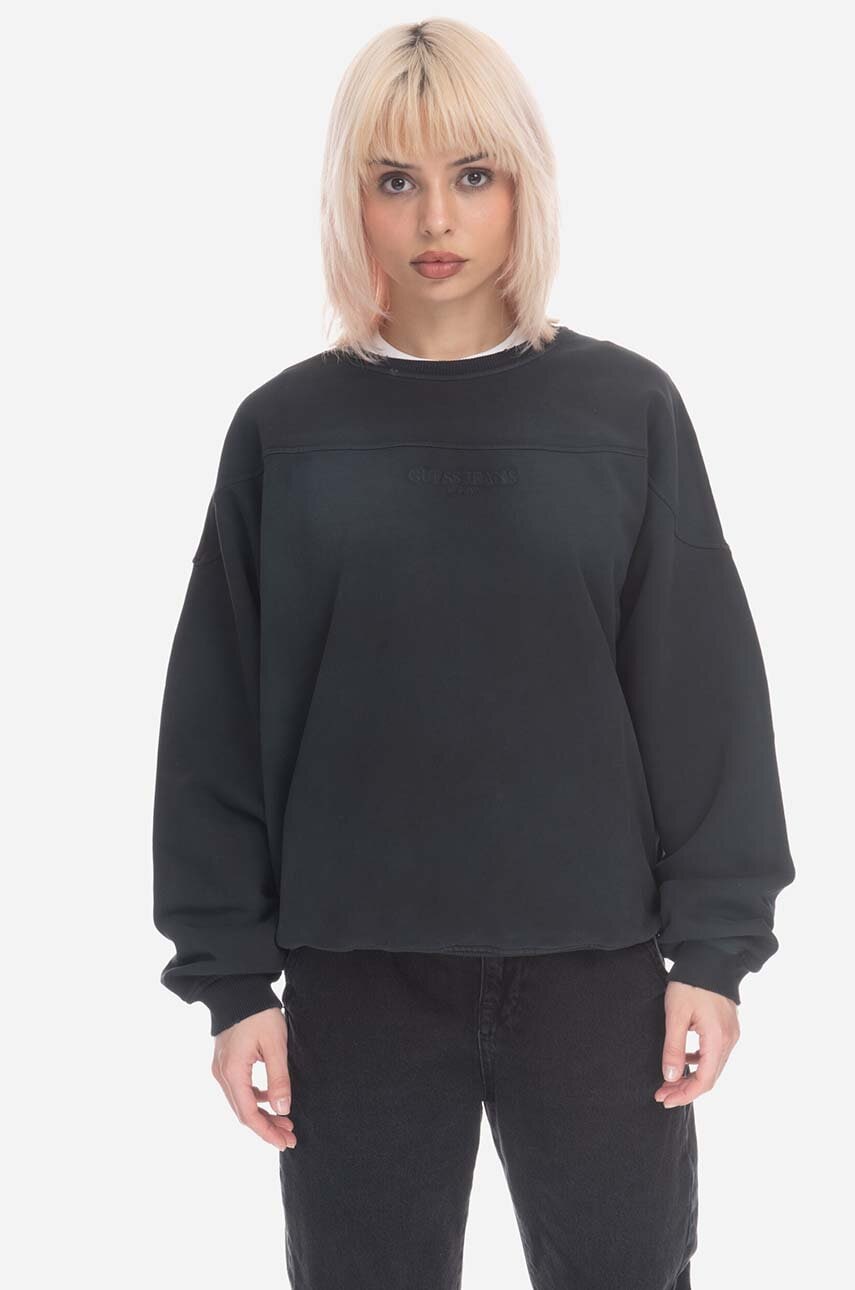 Guess U.S.A.  Bavlněná mikina Guess Classic Logo Crewneck M2BQ01KBB40