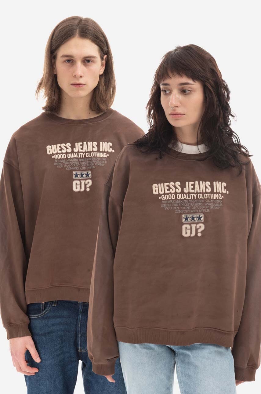 Guess U.S.A.  Bavlněná mikina Guess Crewneck Sweatshirt