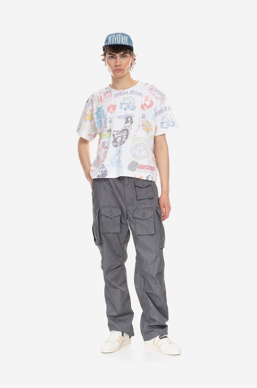 Guess U.S.A.  Bavlněné tričko Guess Aop Tee