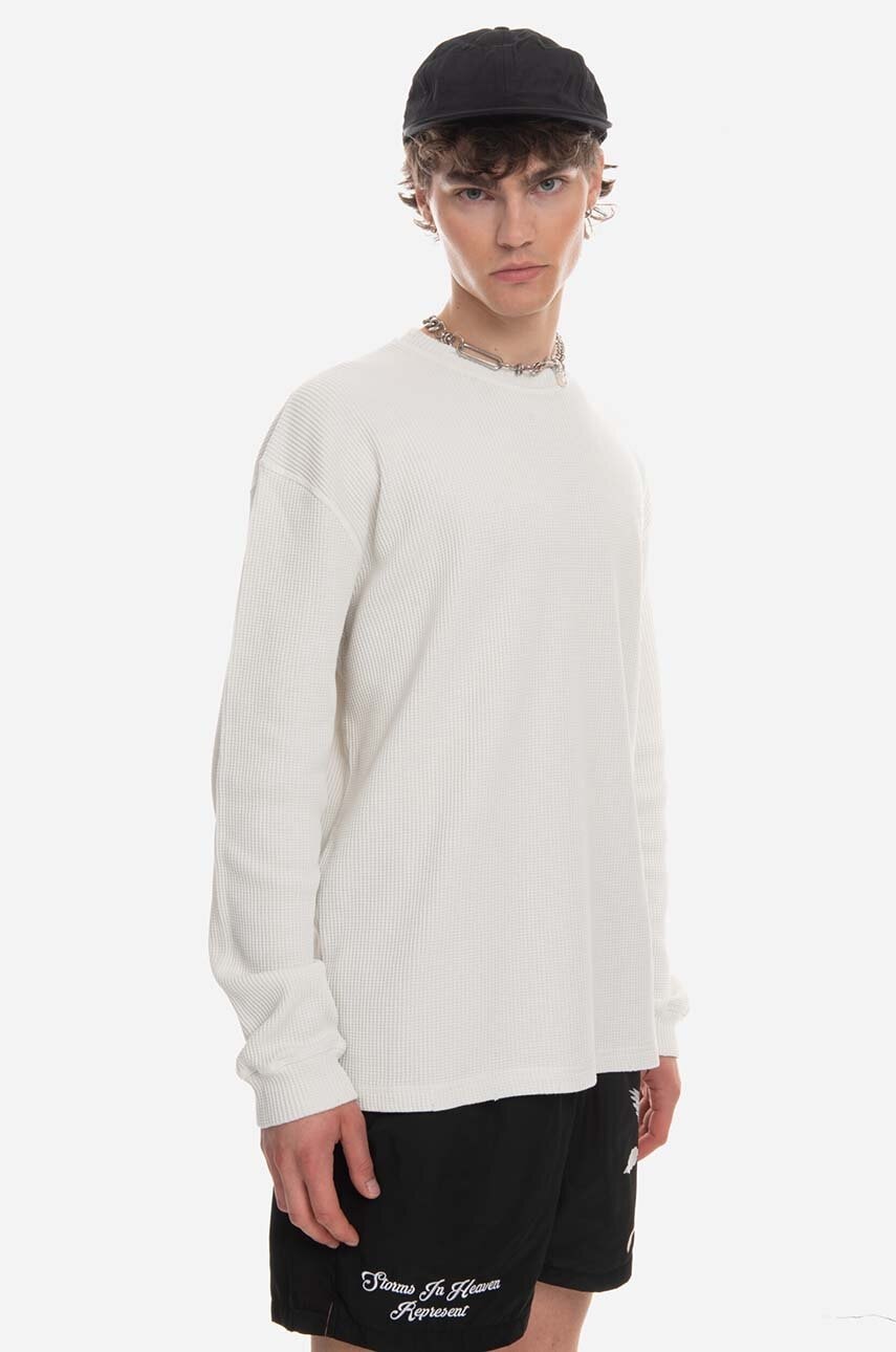 Guess U.S.A.  Bavlněný svetr Guess Washed Waffle Ls M3GP00KBB20 F8DT