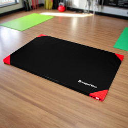 Gymnastická žíněnka inSPORTline Gabyk T90 200x120x6 cm černá