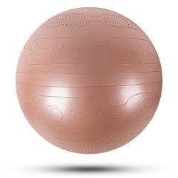Gymnastický míč inSPORTline Stretch Ball 65 cm mocha mousse