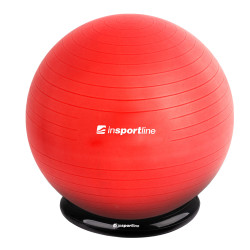 Gymnastický míč inSPORTline Top Ball 65 cm se základnou BallBase červená