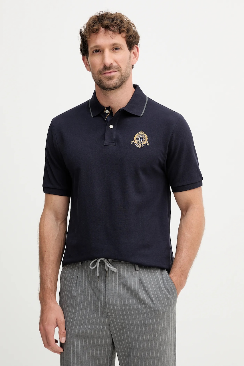Hackett London  Bavlněné polo tričko
