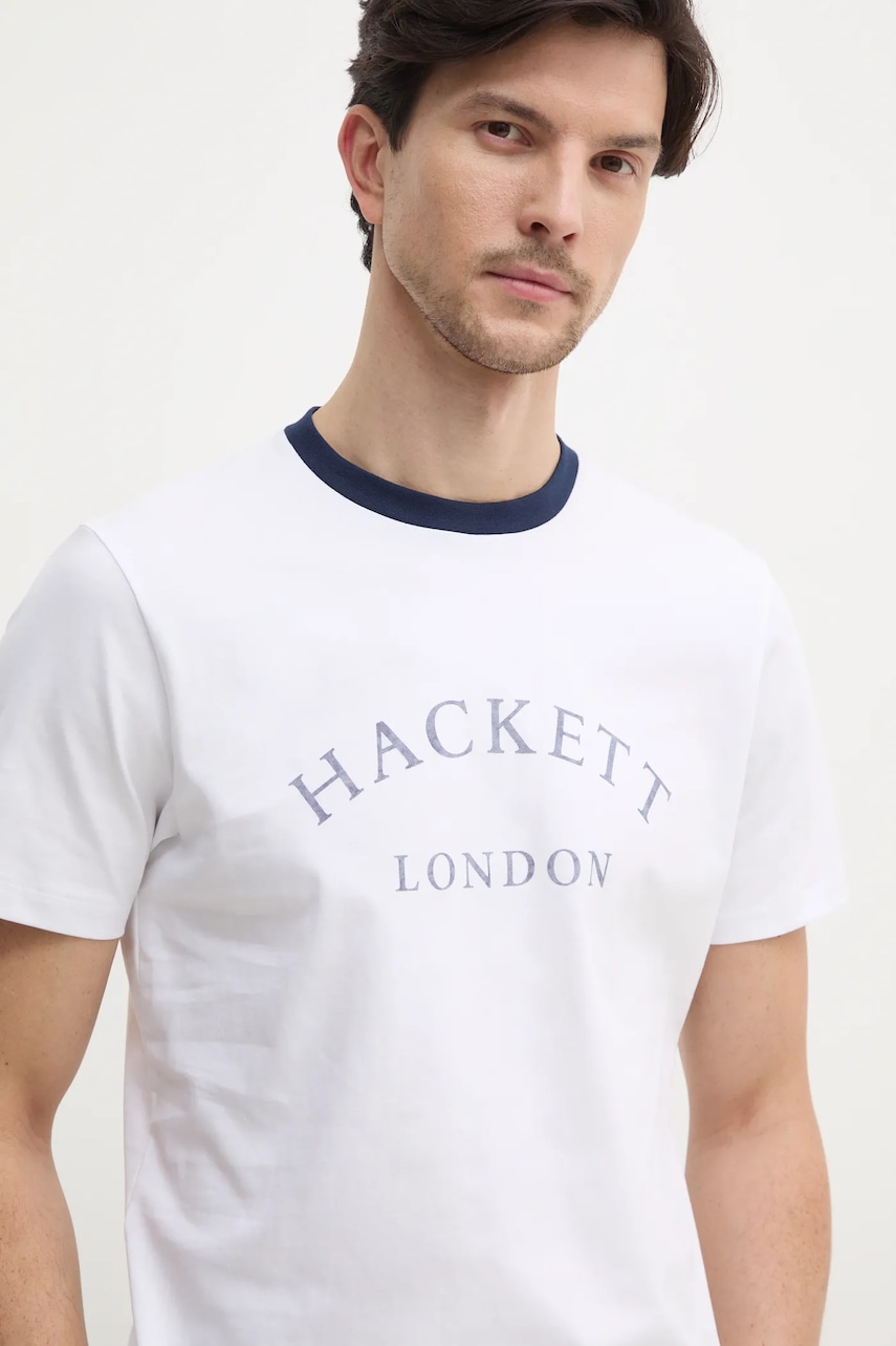 Hackett London  Bavlněné tričko