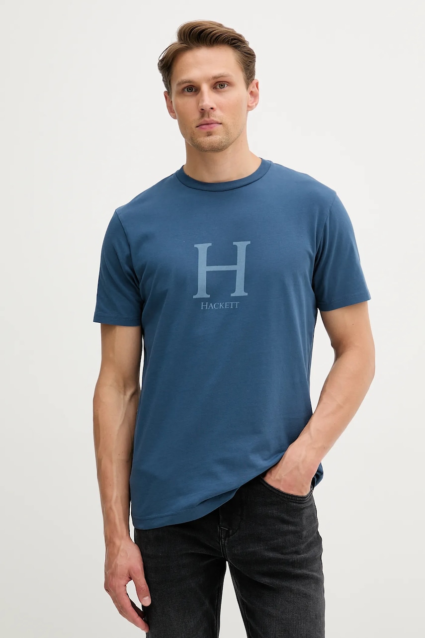 Hackett London  Bavlněné tričko