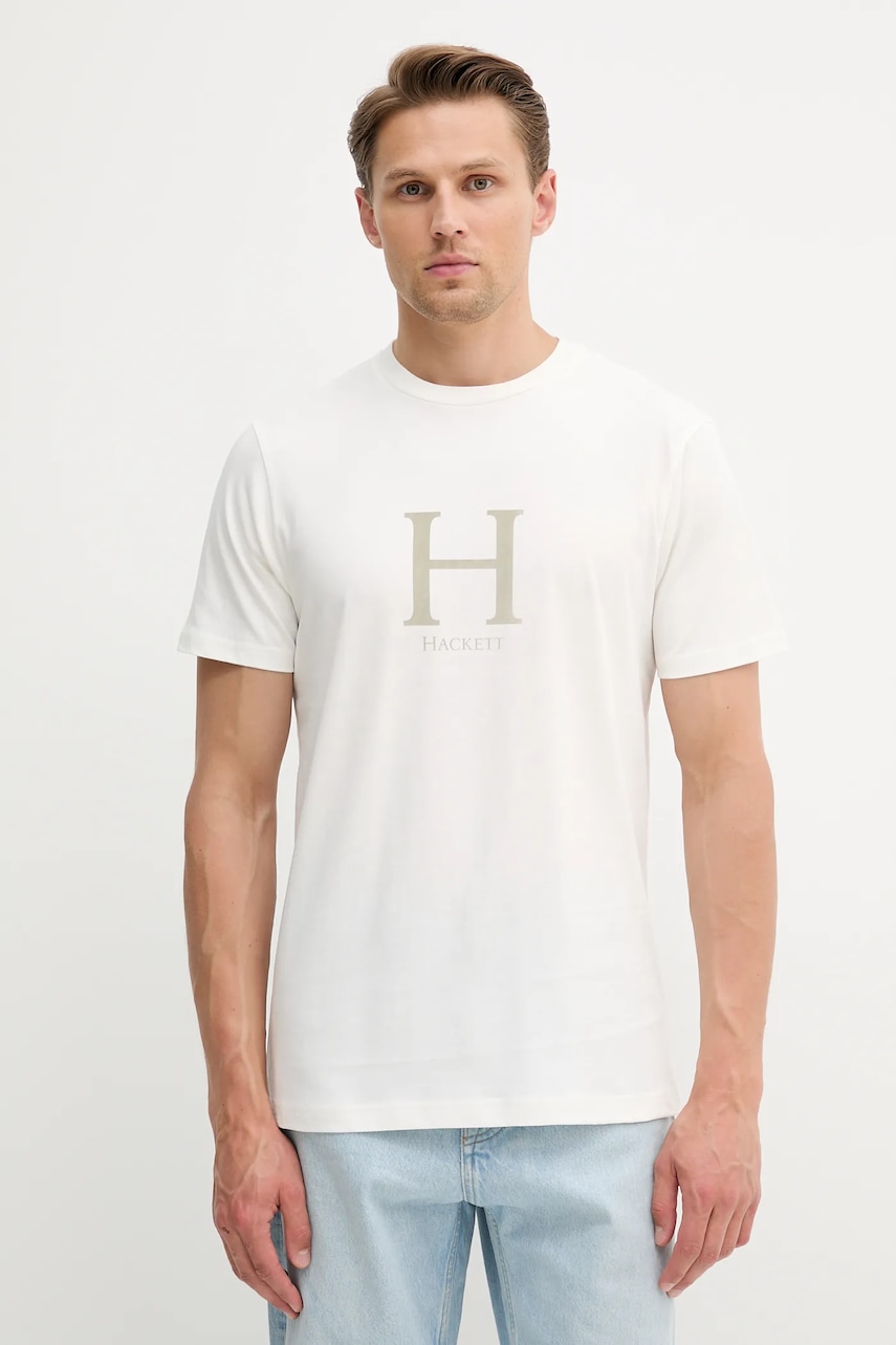 Hackett London  Bavlněné tričko