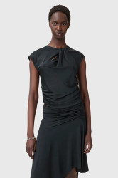 Halenka AllSaints ANNALIE dámská, černá barva, hladká, W191JC