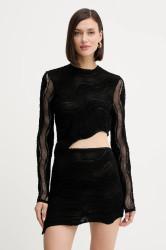 Halenka Charo Ruiz Ibiza dámská, černá barva, hladká, 257103