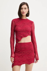 Halenka Charo Ruiz Ibiza dámská, červená barva, hladká, 257103