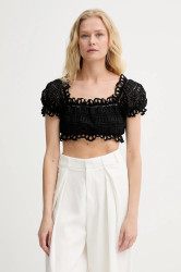 Halenka Ermanno Scervino LIFE dámská, černá barva, vzorovaná, D464L607RXT