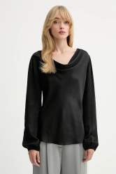 Halenka Fracomina dámská, černá barva, hladká, FS25WT1004W45101