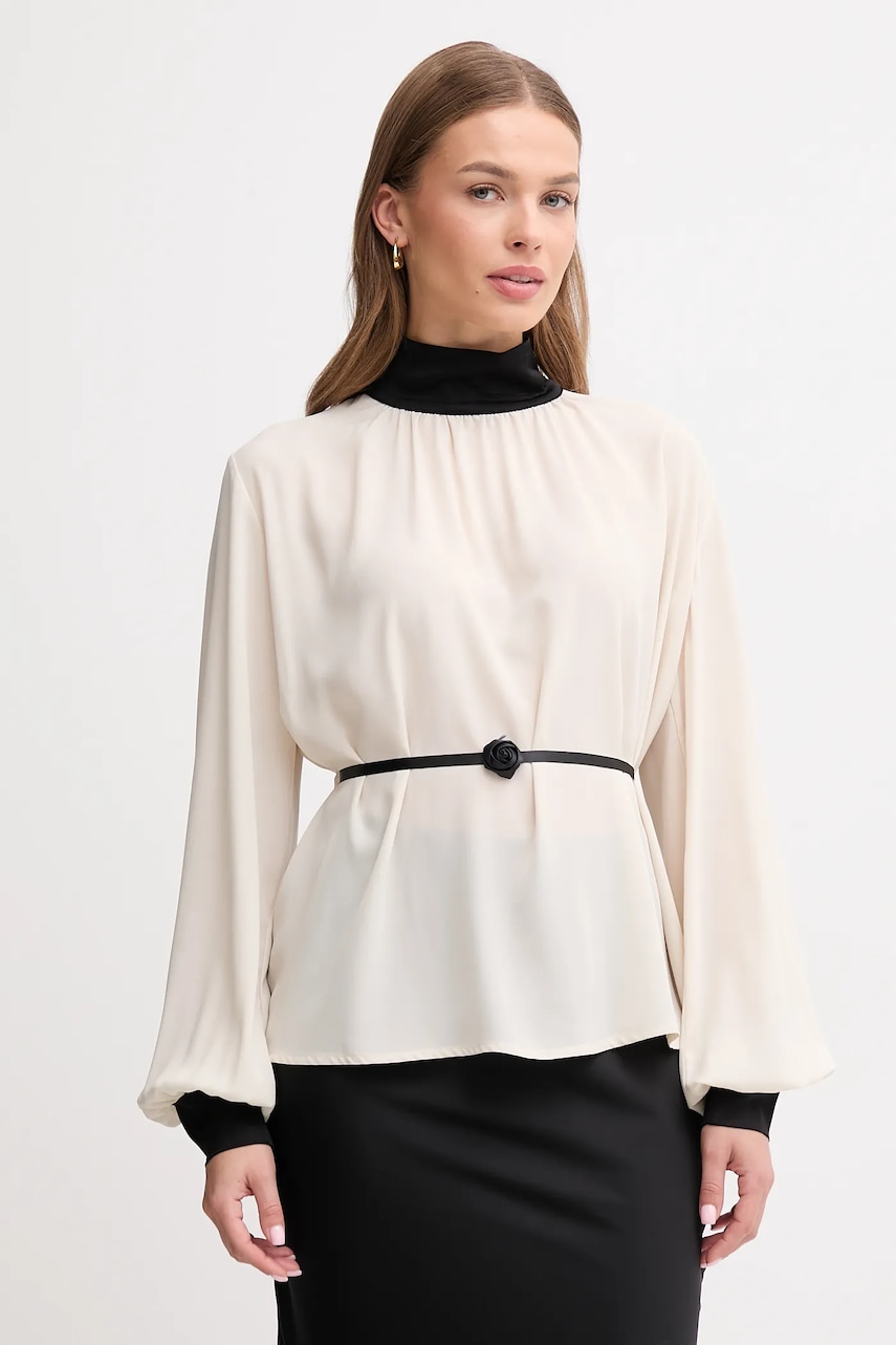 Halenka Gaudi dámská, béžová barva, hladká, 521FD45031