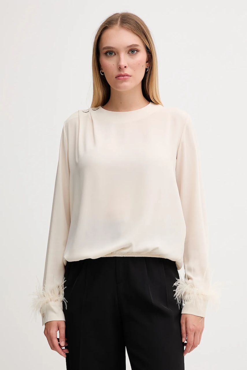 Halenka Gaudi dámská, béžová barva, hladká, 521FD45032