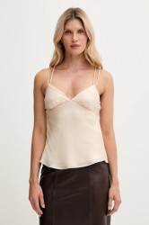 Halenka Hoss Intropia dámská, béžová barva, hladká, 5879139