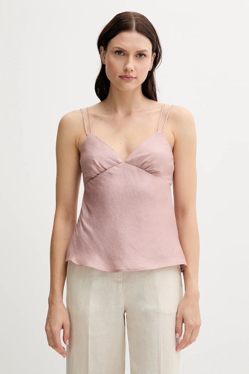 Halenka Hoss Intropia dámská, růžová barva, hladká, 5879139