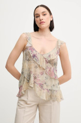 Halenka Hoss Intropia dámská, zelená barva, vzorovaná, 5879131