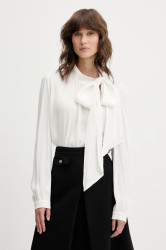 Halenka HUGO Cerela-1 dámská, béžová barva, hladká, 50544770