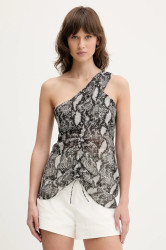 Halenka IRO dámská, černá barva, vzorovaná, WM16AKIA