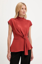 Halenka Karl Lagerfeld dámská, oranžová barva, hladká, A3W11017