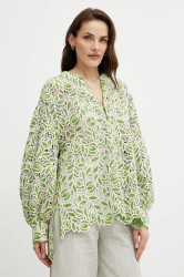 Halenka Luisa Spagnoli dámská, zelená barva, vzorovaná, 542155