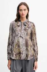 Halenka Marc Aurel dámská, zelená barva, vzorovaná, 6345-1000-24809