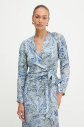 Halenka Marciano by Guess ALANIS dámská, modrá barva, vzorovaná, 5YGH11 7298A