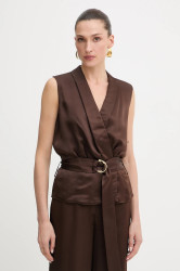 Halenka Marciano by Guess IVA dámská, hnědá barva, hladká, 5YGH15 7350A