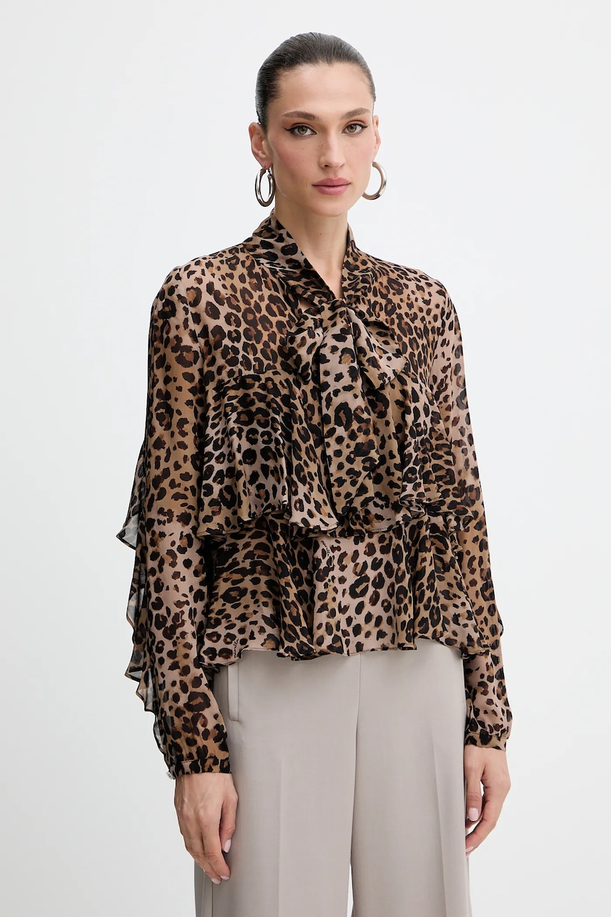 Halenka Marella dámská, hnědá barva, vzorovaná, 2523116114200