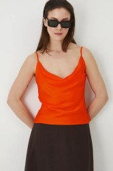 Halenka Medicine dámská, oranžová barva, vzorovaná