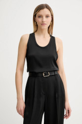 Halenka MICHAEL Michael Kors dámská, černá barva, hladká, MT540TXAYJ