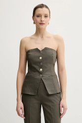 Halenka Morgan CLODI.F dámská, zelená barva, hladká, CLODI.F