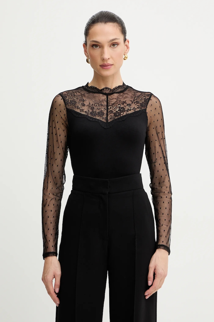 Halenka Morgan dámská, černá barva, TGLOW