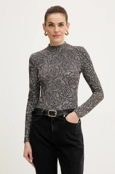 Halenka Morgan dámská, černá barva, vzorovaná, TROSALI