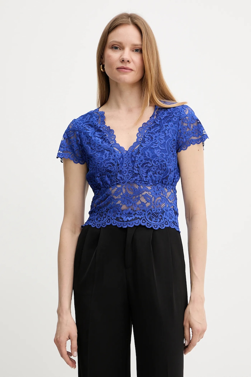 Halenka Morgan DANSA dámská, fialová barva, hladká, DANSA