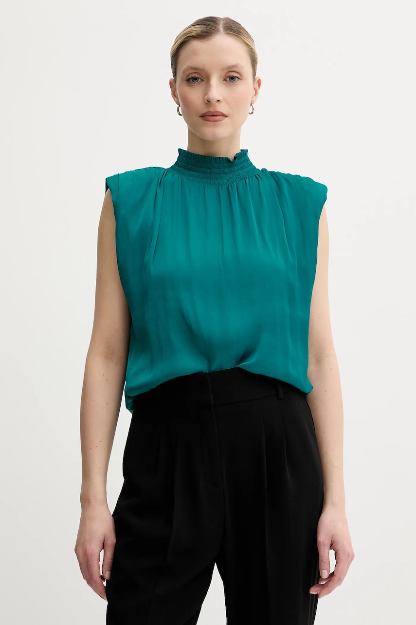 Halenka Morgan OFLIP dámská, zelená barva, hladká, OFLIP