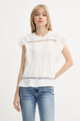 Halenka MUNTHE USALINA dámská, bílá barva, hladká, 255101925521