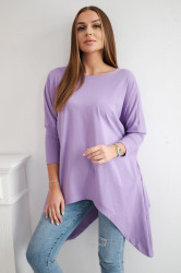 Halenka oversize fialová