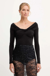 Halenka Patrizia Pepe dámská, černá barva, hladká, 2M4477 J333