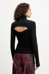 Halenka Patrizia Pepe dámská, černá barva, hladká, 8M1713 J312