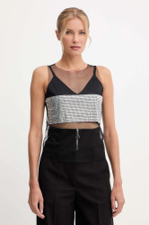 Halenka Patrizia Pepe dámská, černá barva, s aplikací, 2M4503 J338