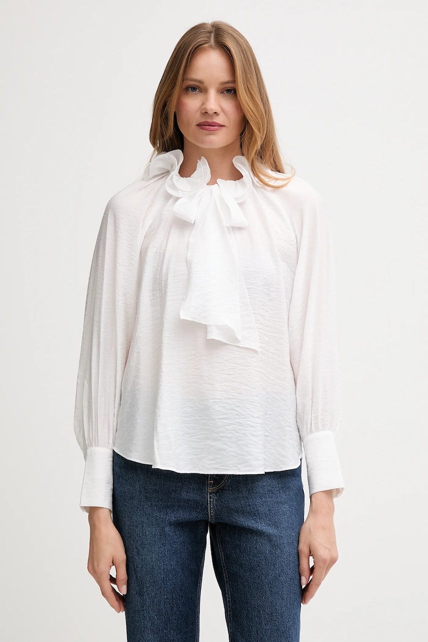 Halenka Pedro del Hierro dámská, bílá barva, hladká, 6632948