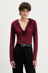 Halenka Pedro del Hierro dámská, vínová barva, hladká, 8622505