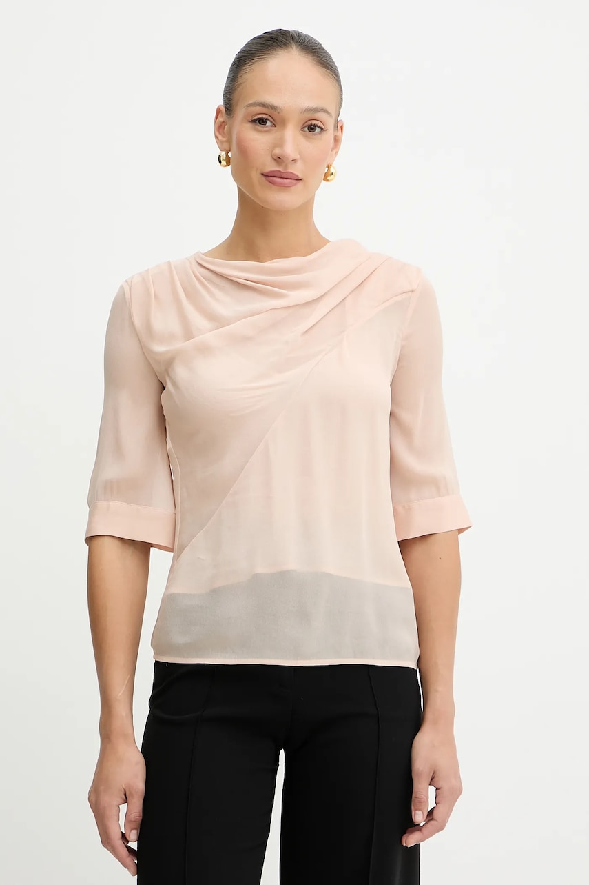 Halenka Pinko dámská, béžová barva, hladká, 104785 A2E9